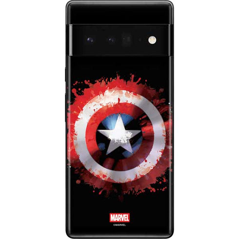 Marvel Captain America Star Shield Google Pixel 6 Pro Skin